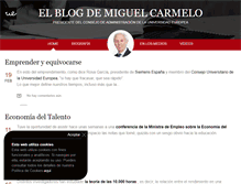 Tablet Screenshot of miguelcarmelo.com